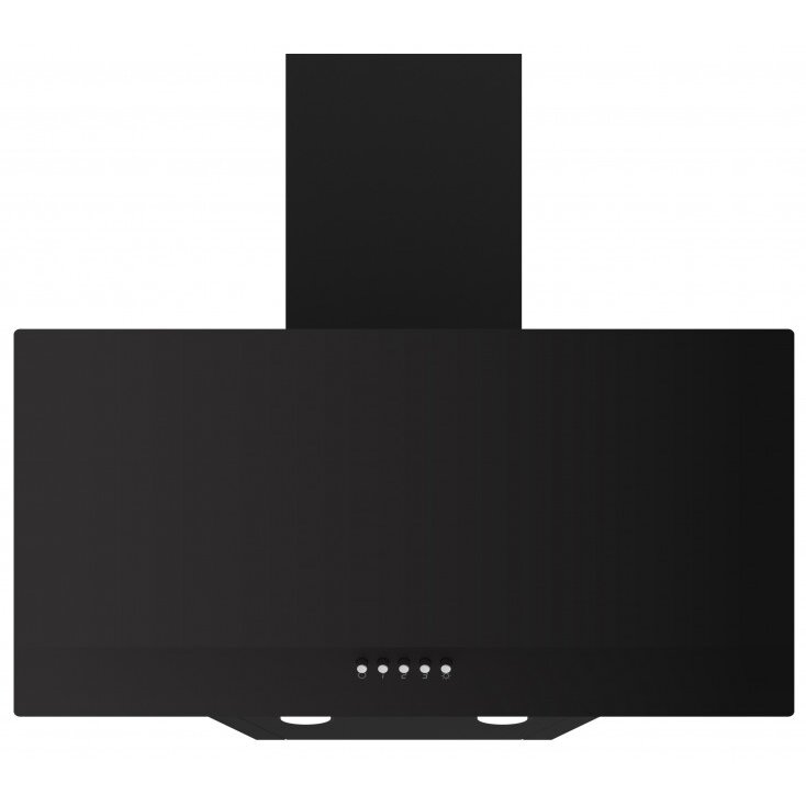 Hota Decorativa HD-4DGBK 3 Trepte de Putere 1 Motor Iluminare LED Sticla Securizata Filtru Aluminiu 60CM Negru