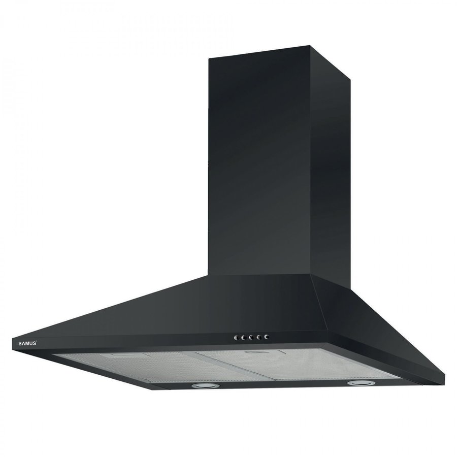 Hota Decorativa HS630DLB Latime 60cm 1 Motor Putere absorbtie 164 - 300m3/h Negru