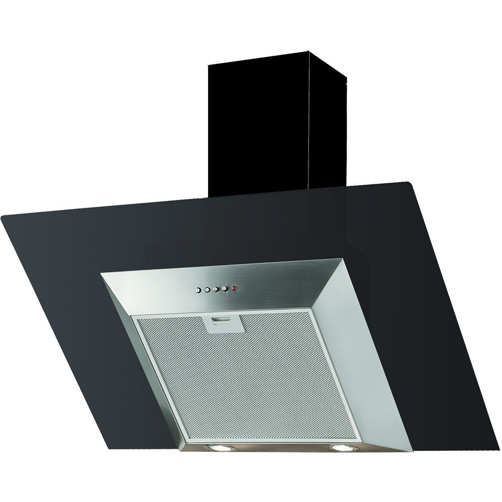 Hota Decorativa KA160 1 motor 3 viteze Sticla neagra/ Inox