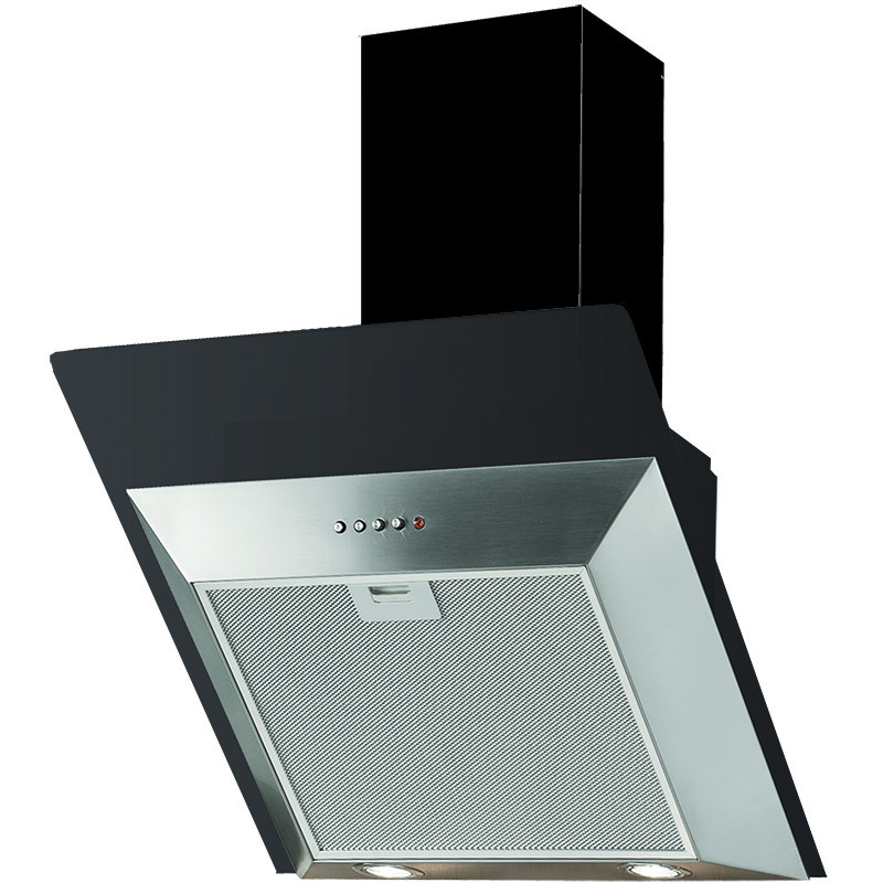 Hota Decorativa KA160 60cm 1 motor 3 viteze Negru/Inox