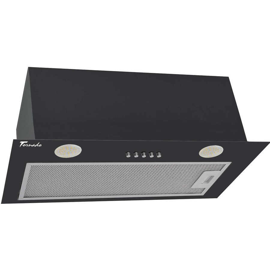 Hota Incorporabila DRYTH 960 (52) LED 1 Motor Turbo Latime 52cm Absorbtie 960m3/ora Filtru Anti-Grasimi Aluminiu 5 Straturi Negru