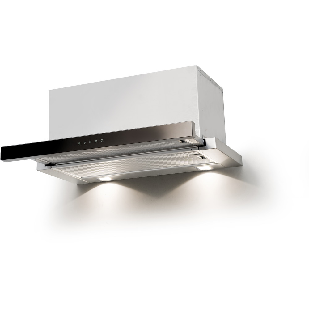 Hota incorporabila telescopica EMOTION Full Touch Control 60cm 1 motor 3 viteze 703mc/h Inox