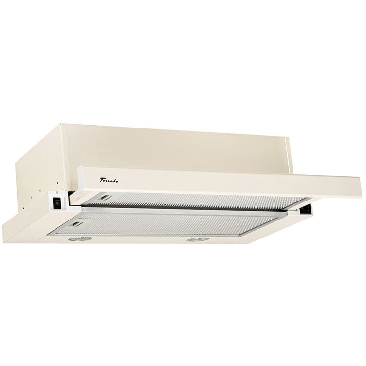 Hota telescopica incorporabila Storm 700 (50) 1 motor latime 50 cm 3 viteze absorbtie 700 m3/ora Bej