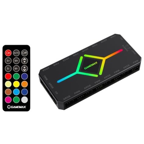 Hub Controller pentru Ventilatoare PWM-ARGB V4.0 Negru