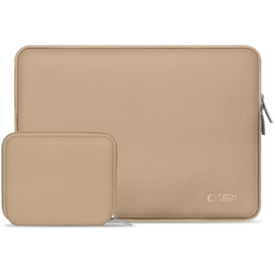 Husa NeoSlim Compatibila Laptop 15/16Inch Caffe Latte