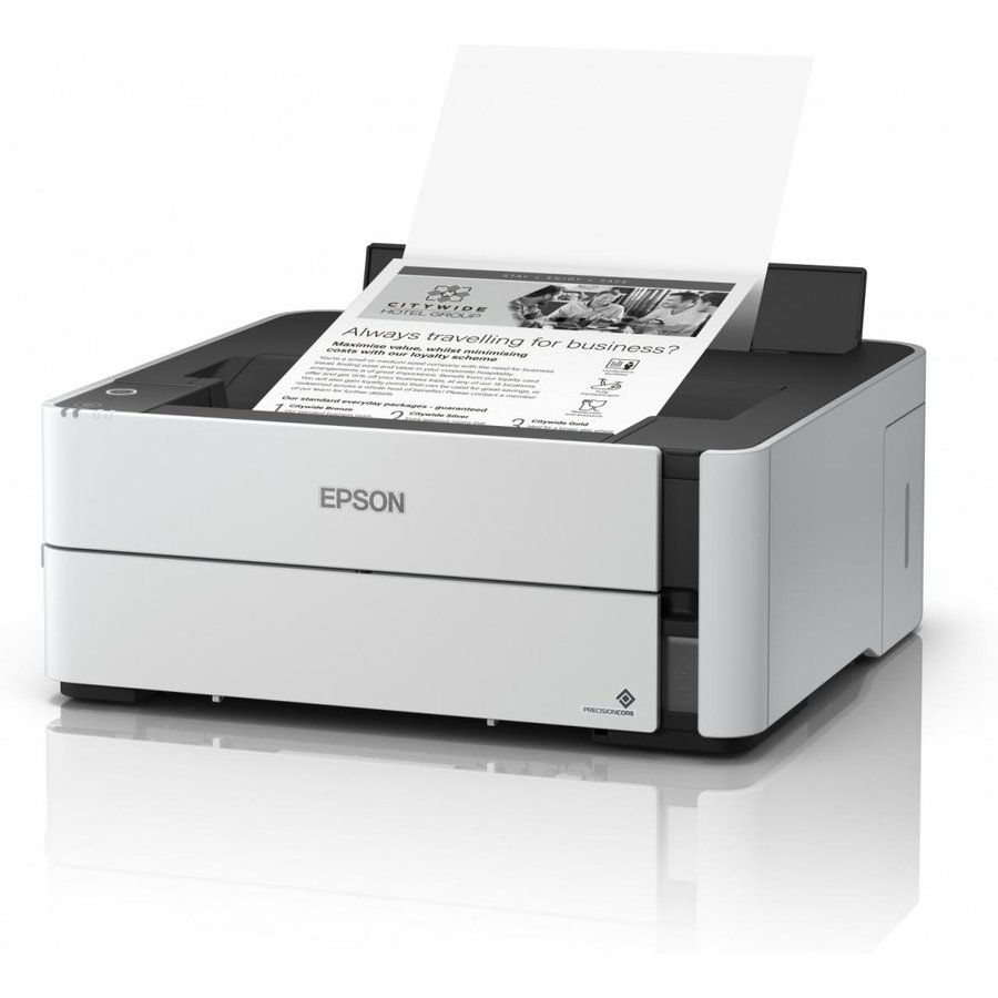 Imprimanta Inkjet Monocrom M1170 Format A4 Duplex Retea Wireless Alb