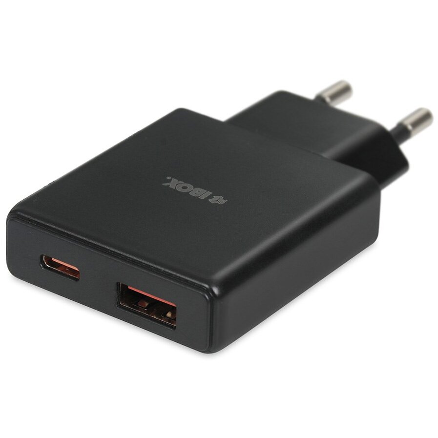 Incarcator C-43 Slim GaN PD30W   USB Type A  USB Type C Negru