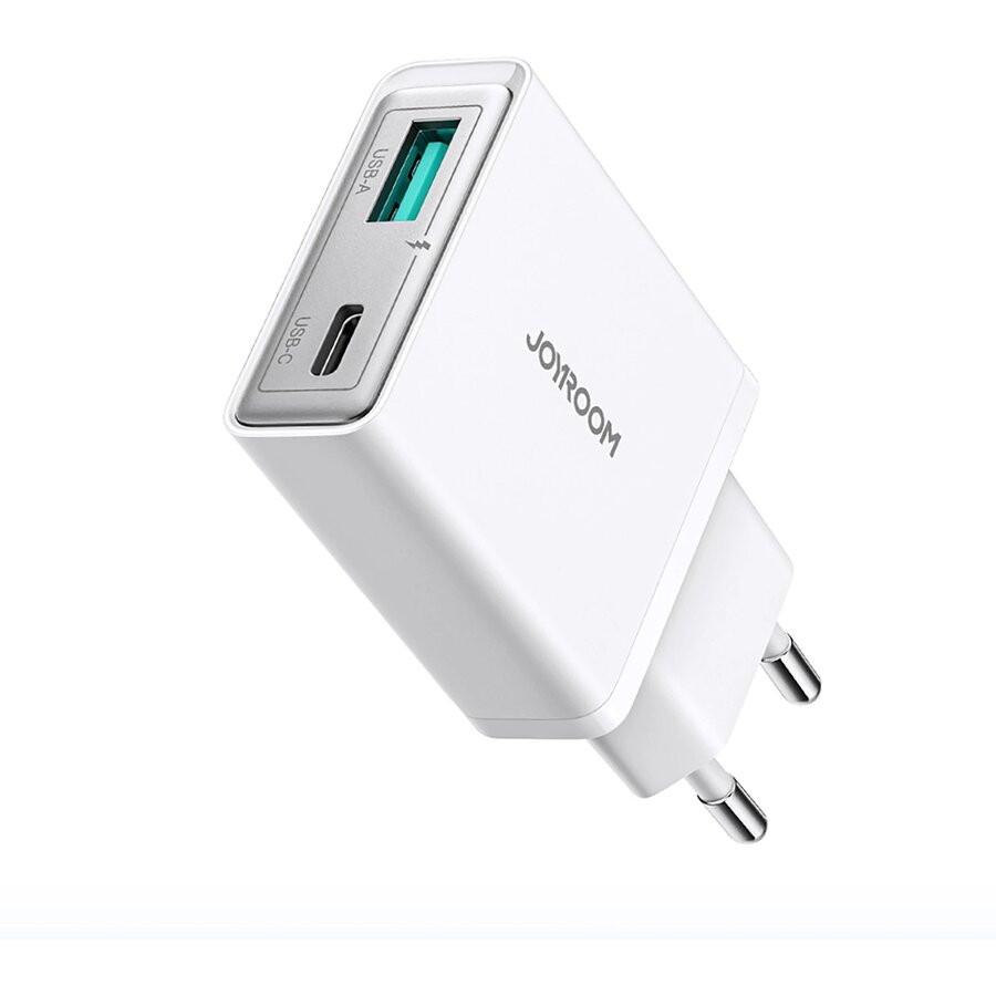 Incarcator JR-TCF14, USB/USB-C, 20W, Alb