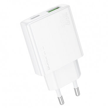 Incarcator Retea  BN24 Wish 20W 3A 1 x USB-A - 1 x USB-C Alb