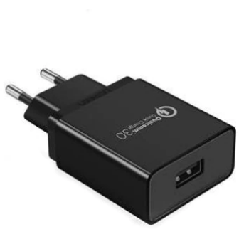 Incarcator Retea CD122 Quick Charge 18W 1 x USB 5V/3A Negru