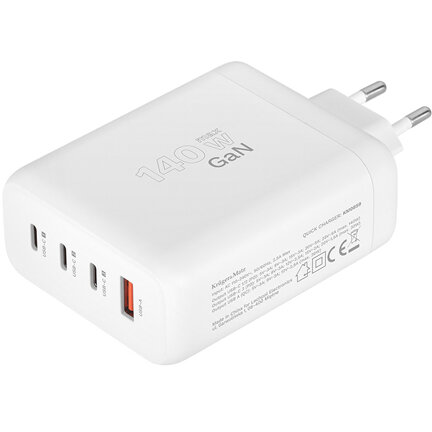 INCARCATOR RETEA PD 3.1 QC 3.0 GAN 140W KRUGER&MATZ