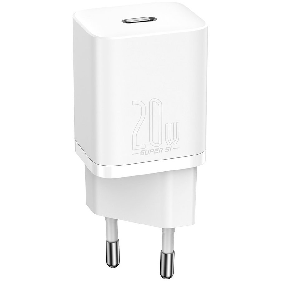 Incarcator Retea Super Si 1x USB-C Power Delivery 20W Alb