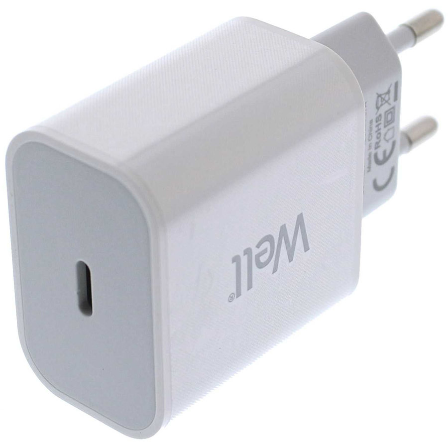 Incarcator Retea USB-C PD 20W Alb