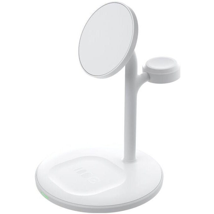 Incarcator Stand 3in1 MagSafe   15W   1x USB-C Alb