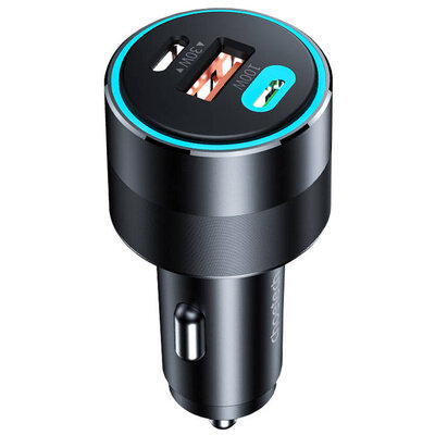 Incarcator TC0011 130W 2x USB C 1x USB A Negru