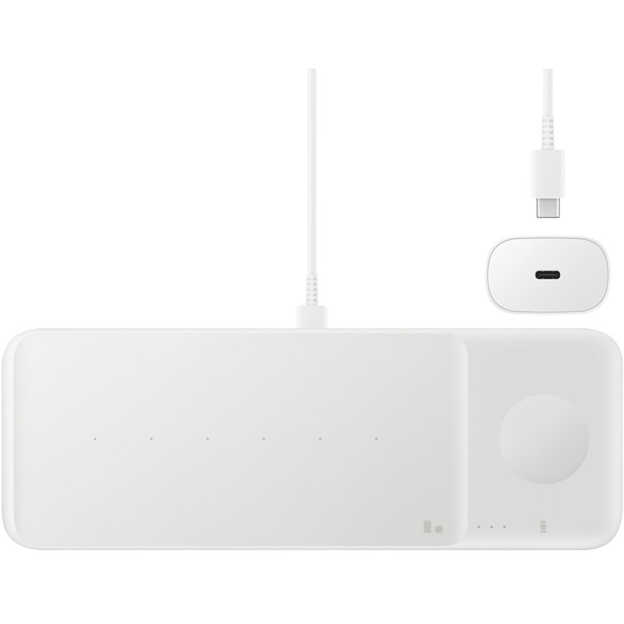 Incarcator Wireless Fast Wireless Charger Trio incarcator inclus EP-P6300T Alb