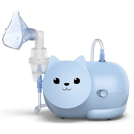 Inhalator 3,4µm 0,35ml/min Alimentare Retea 58dB Albastru