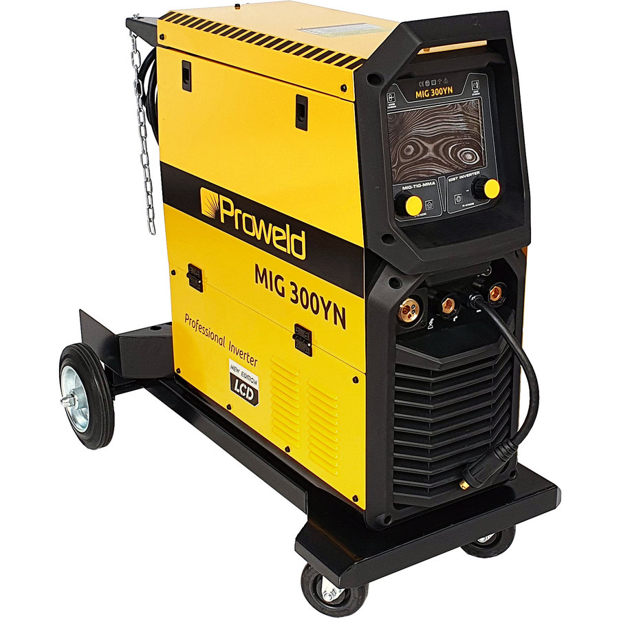 Invertor Sudare MIG 300YN  MIG/MAG Profesional Galben/Negru