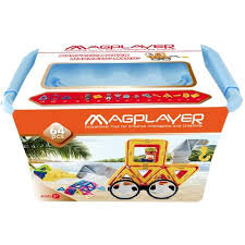 Joc De Constructie Magnetic  64 Piese Multicolor