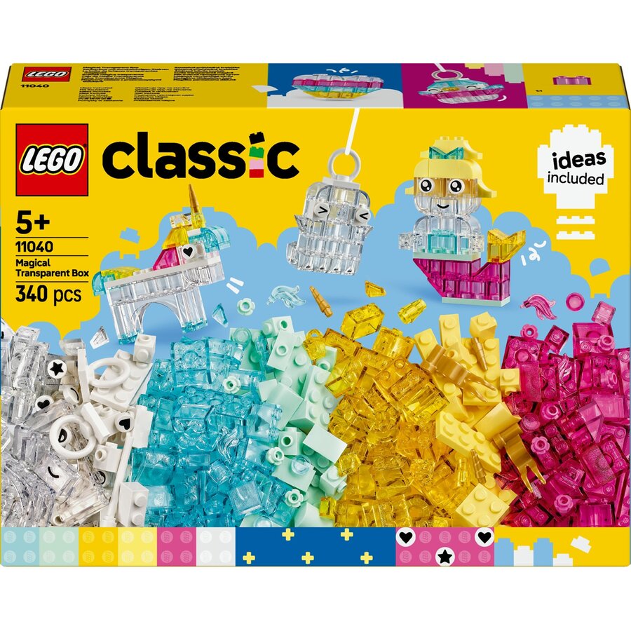 Jucarie 11040 Classic magic box with transparent bricks