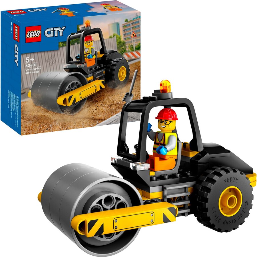 Jucarie 60401 City Road Roller, construction toy