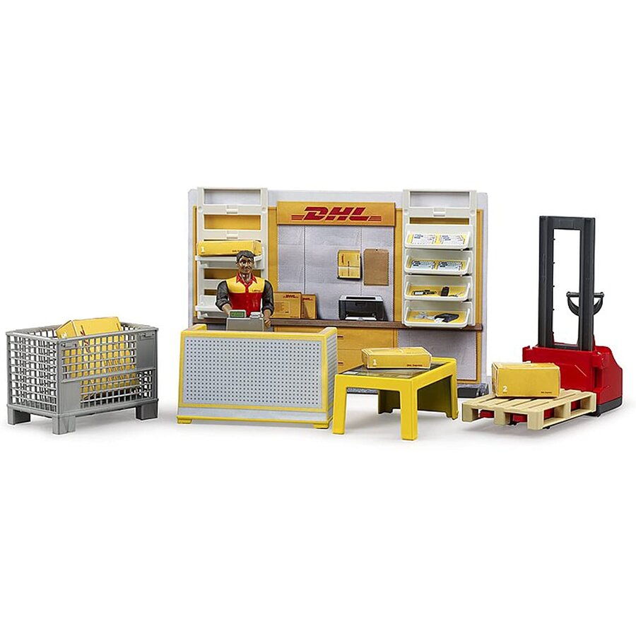 Jucarie bworld DHL parcel shop, play building