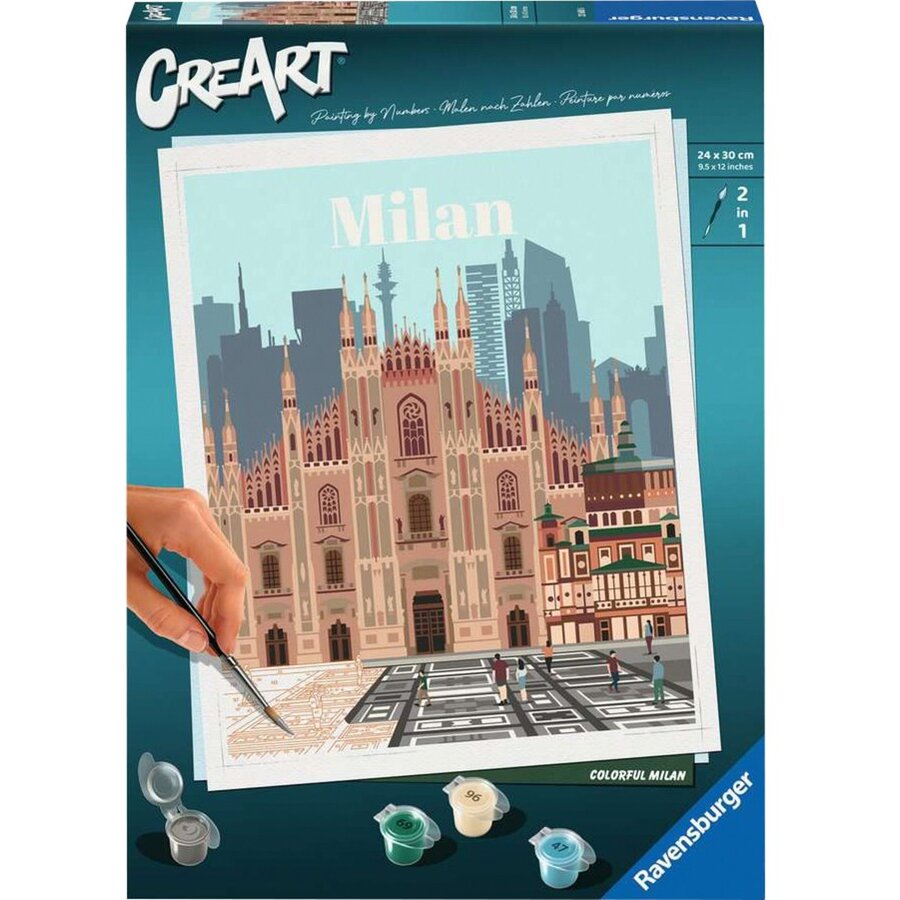 Jucarie CreArt - Colorful Milan, painting