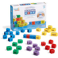 Jucarie Educativa Cuburi Reading RodsÂ®  Prefixe  Sufixe Multicolor