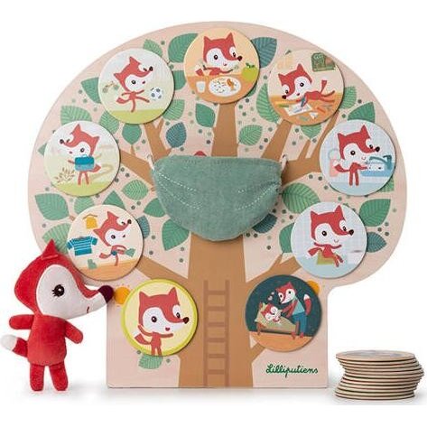 Jucarie Fox Alice My Day 83545 Lemn Multicolor