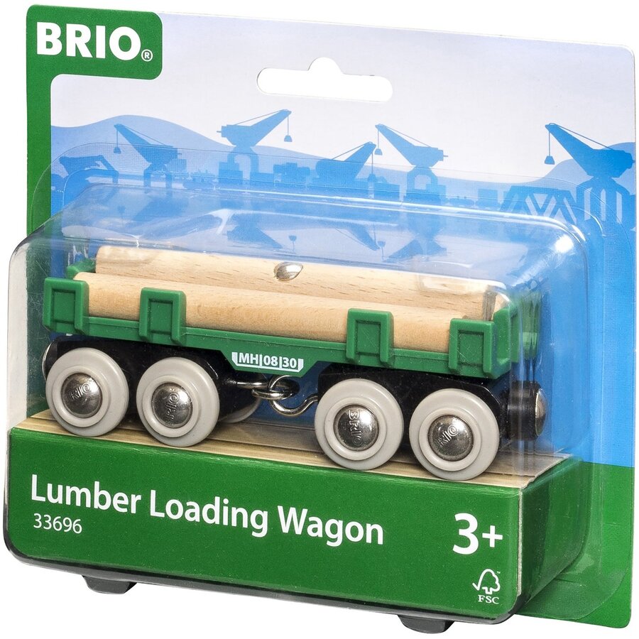 Jucarie Lumber Loading Wagon