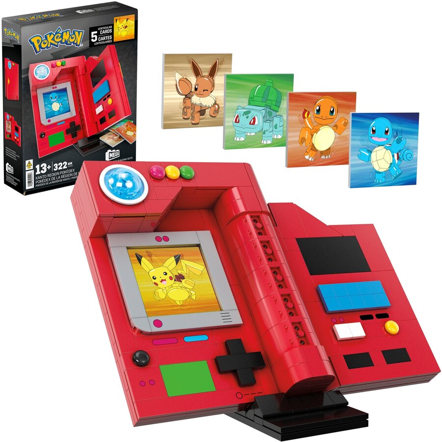 Jucarie MEGA Pokémon Kanto Region Pokédex, Construction Toy