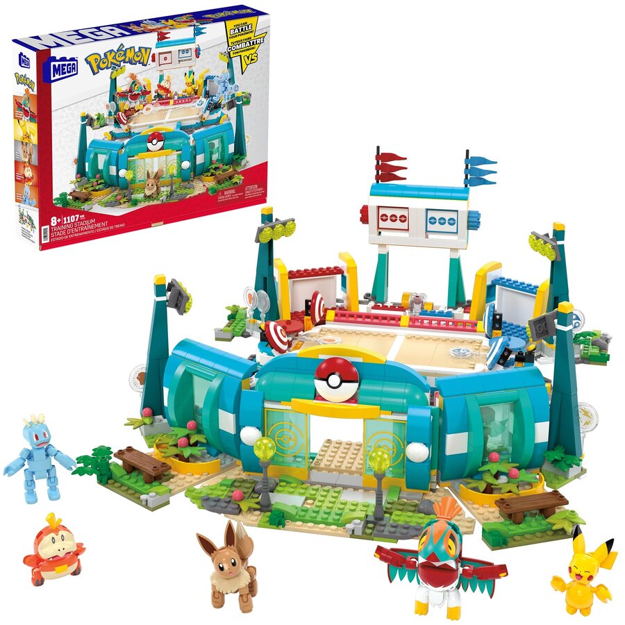 Jucarie MEGA Pokémon Training Stadium, Construction Toy
