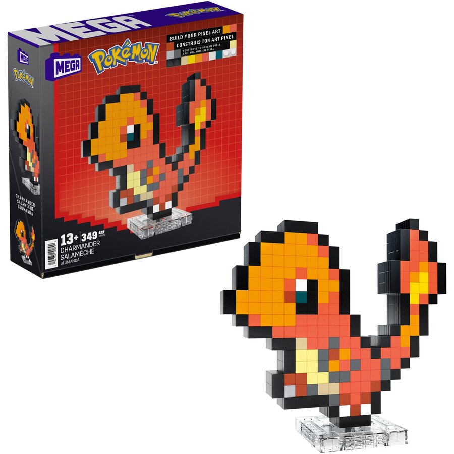 Jucarie Pokémon Charmander Pixel Art