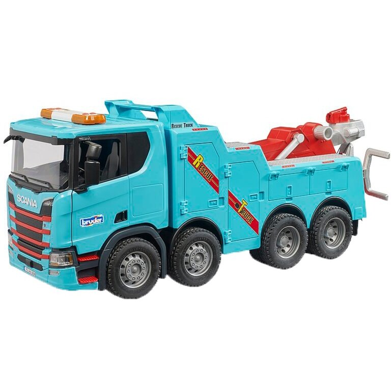 Jucarie Scania Super 560R recovery and towing truck with light and sound module