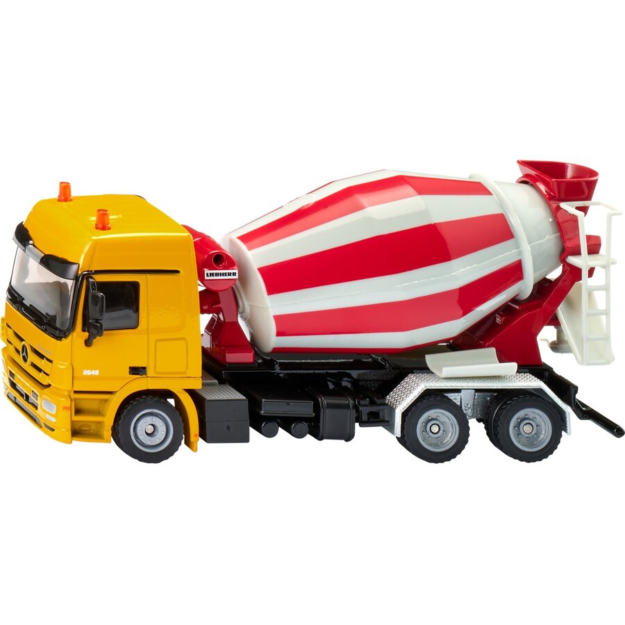 Jucarie truck mixer, model vehicle (red/white, scale 1:50)
