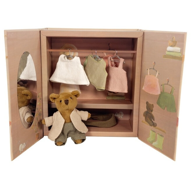 Jucarie Ursulet cu garderoba