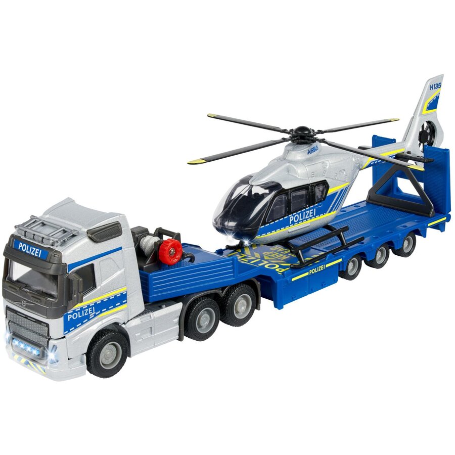 Jucarie Volvo Truck Airbus Police Helicopter