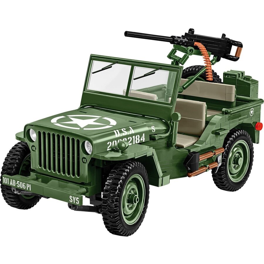 Jucarie Willys MB, construction toy