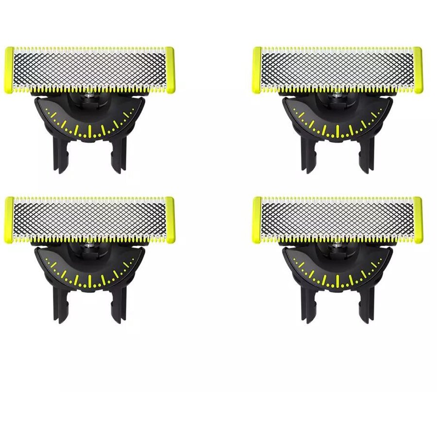 Kit Rezerve Aparat Ras Otel Inoxidabil Umed/Uscat 4 Lame Verde