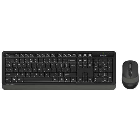 Kit Tastatura si Mouse FG1010 Wireless Negru/Gri