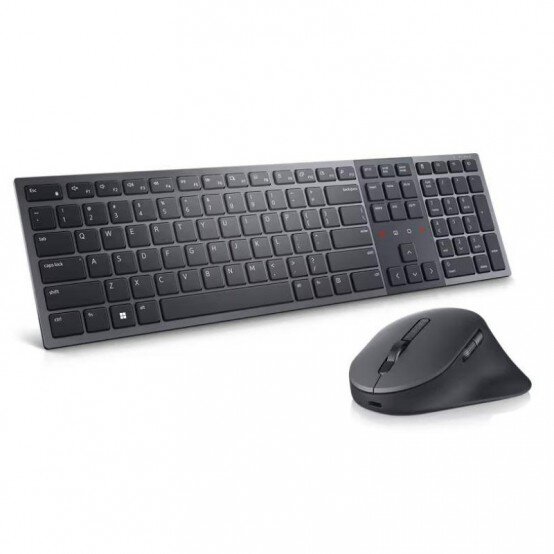 Kit Tastatura si Mouse KM900 Premier Collaboration Wireless Layout US International Negru/Gri