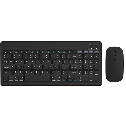 Kit Tastatura si Mouse Wireless USB-C 1600dpi Negru