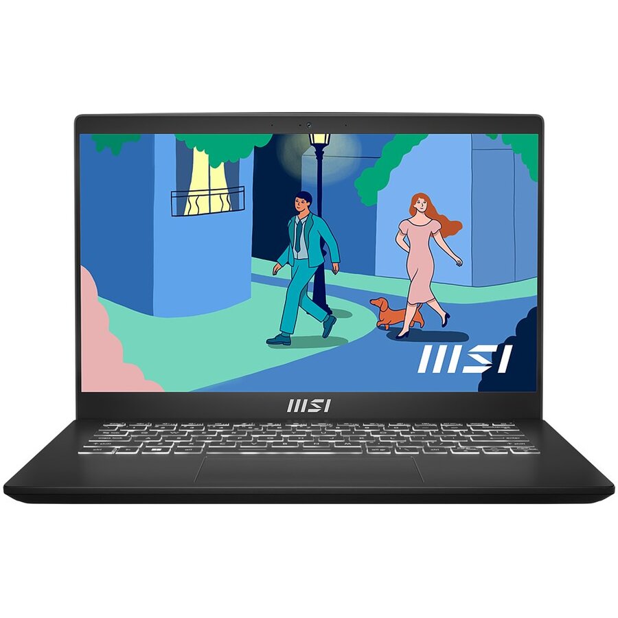 Laptop Modern 14 AMD Ryzen 5 7430U 14inch Full HD 16GB DDR4-SDRAM 512GB SSD Wi-Fi 6E (802.11ax) Windows 11 Home Black