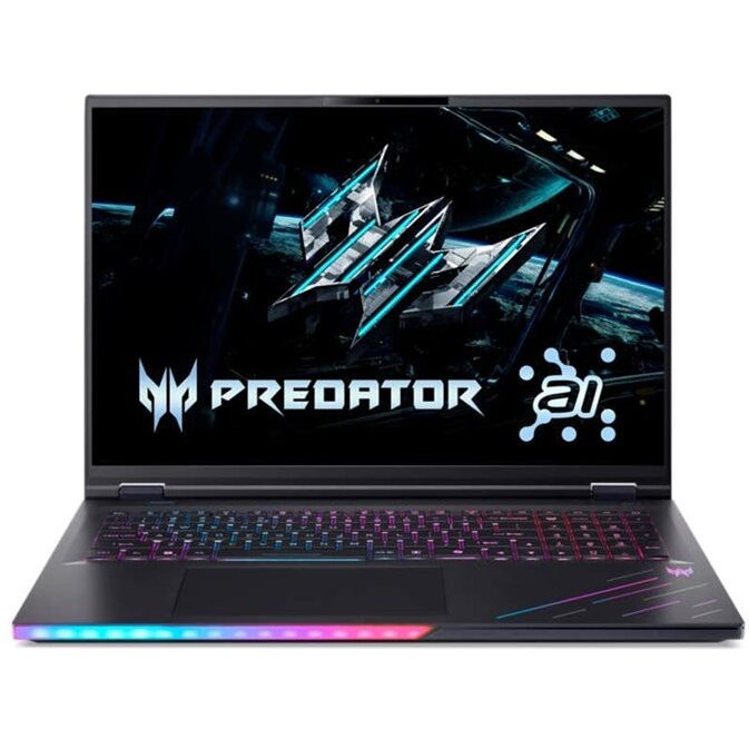 Laptop Predator Helios 18 AI WQUXGA 18 inch Intel Core Ultra 9 275HX 64GB 1TB SSD RTX 5080 Windows 11 Pro Black