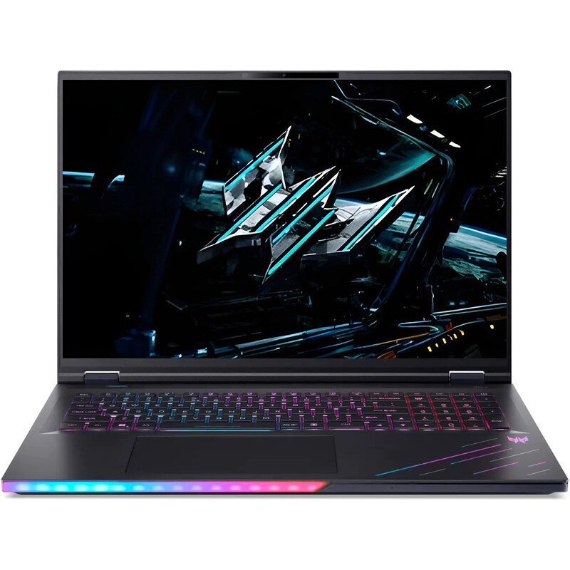 Laptop Predator Helios 18 AI WQXGA 18 inch Intel Core Ultra 9 275HX 64GB 2TB PCIe RTX 5080 Windows 11 Pro Abyssal Black