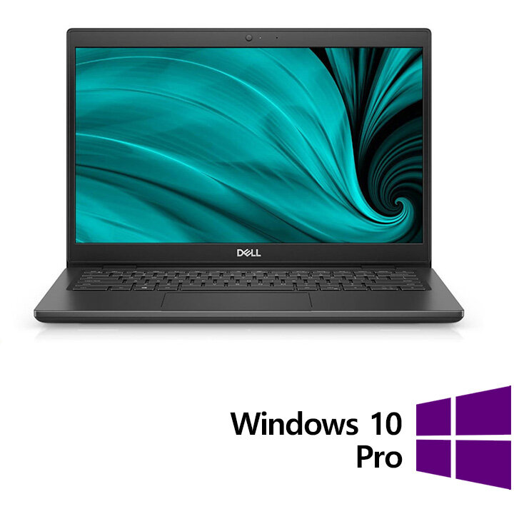 Laptop Refurbished Latitude 3420 FHD 14 inch Intel Core i5-1135G7 8GB 256GB SSD Windows 10 Pro Black