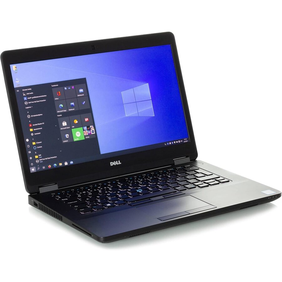 Laptop Refurbished Latitude E5470 HD 14 inch Intel Core i5-6300U 8GB 256GB SSD Windows 10 Home Black