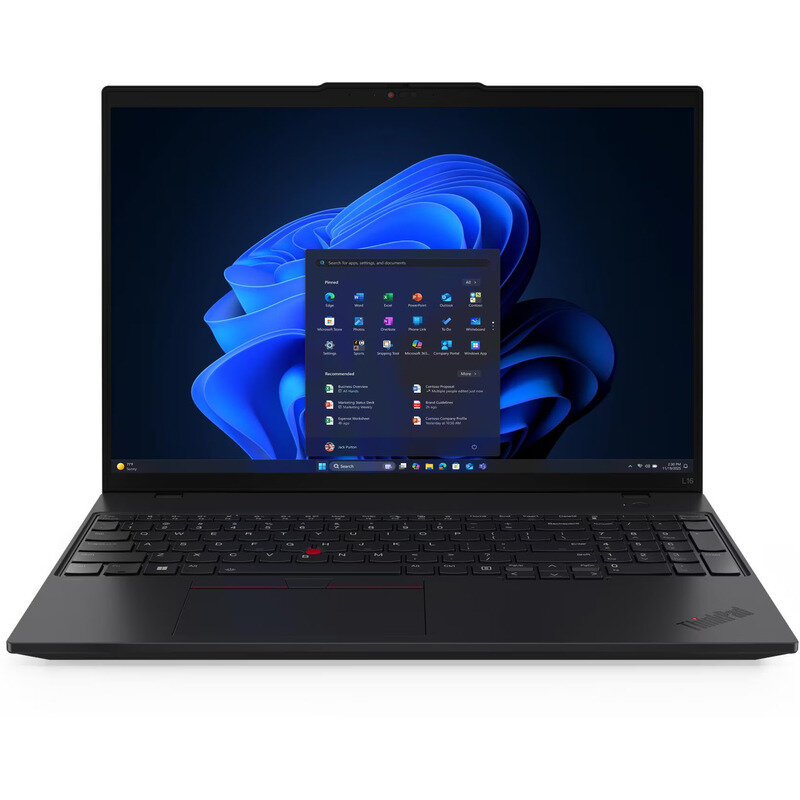 Laptop ThinkPad L16 Gen 2 16 inch WUXGA Intel Core Ultra 5 225U 32GB DDR5 1TB SSD Windows 11 Pro Black