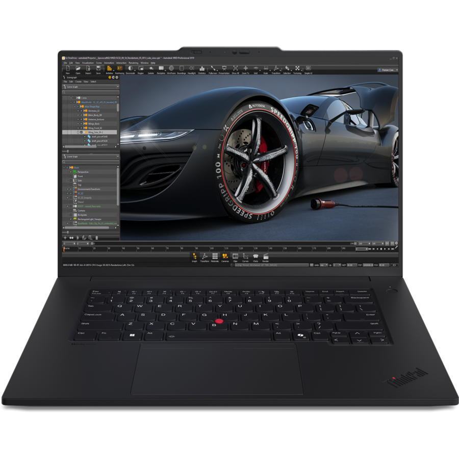 Laptop ThinkPad P1 G7 WQXGA 16 inch Intel Core Ultra 9 185H 64GB 2TB SSD RTX 4070 Windows 11 Pro Black