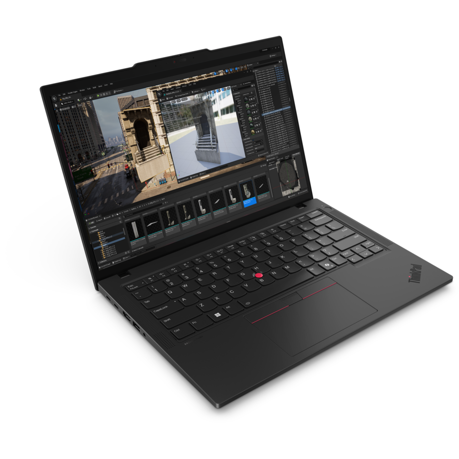 Laptop ThinkPad P14s G5 WUXGA 14 inch AMD Ryzen 7 Pro 8840HS 32GB 1TB SSD Windows 11 Pro Black